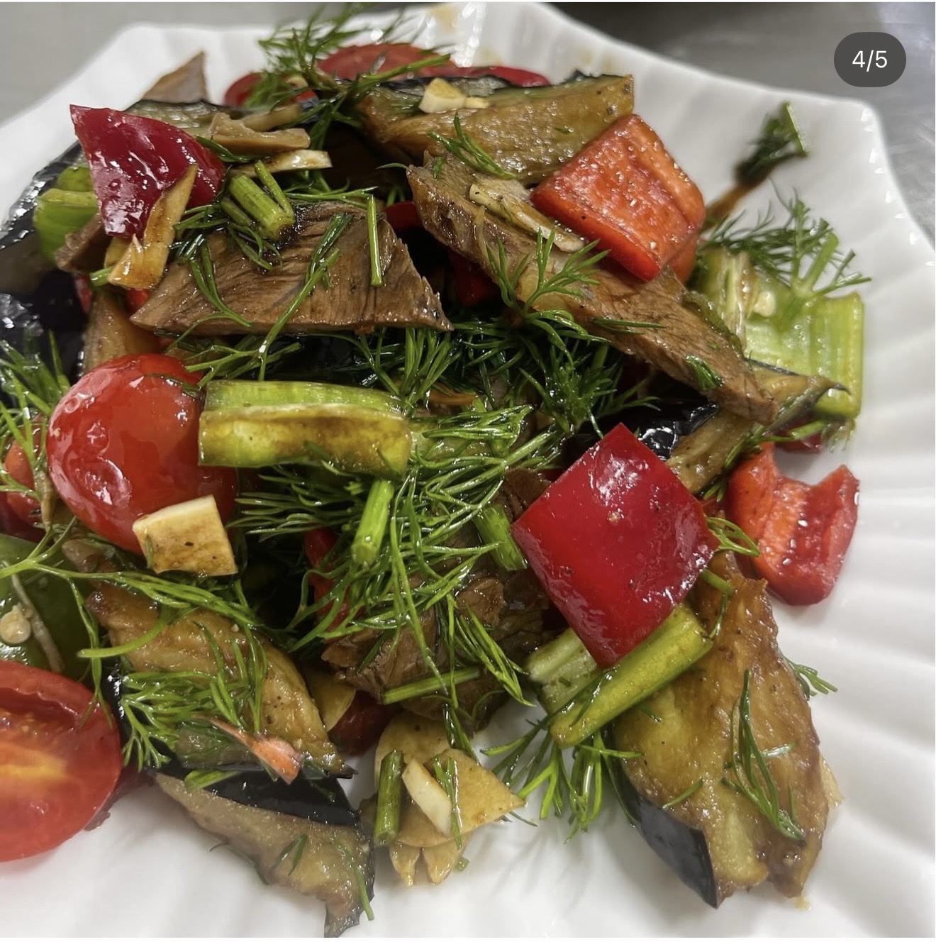 Салат из Баклажанов