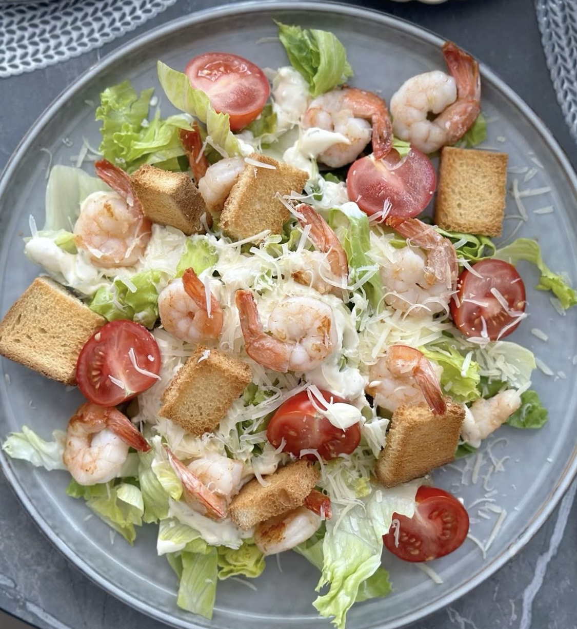 Цезарь с креветками