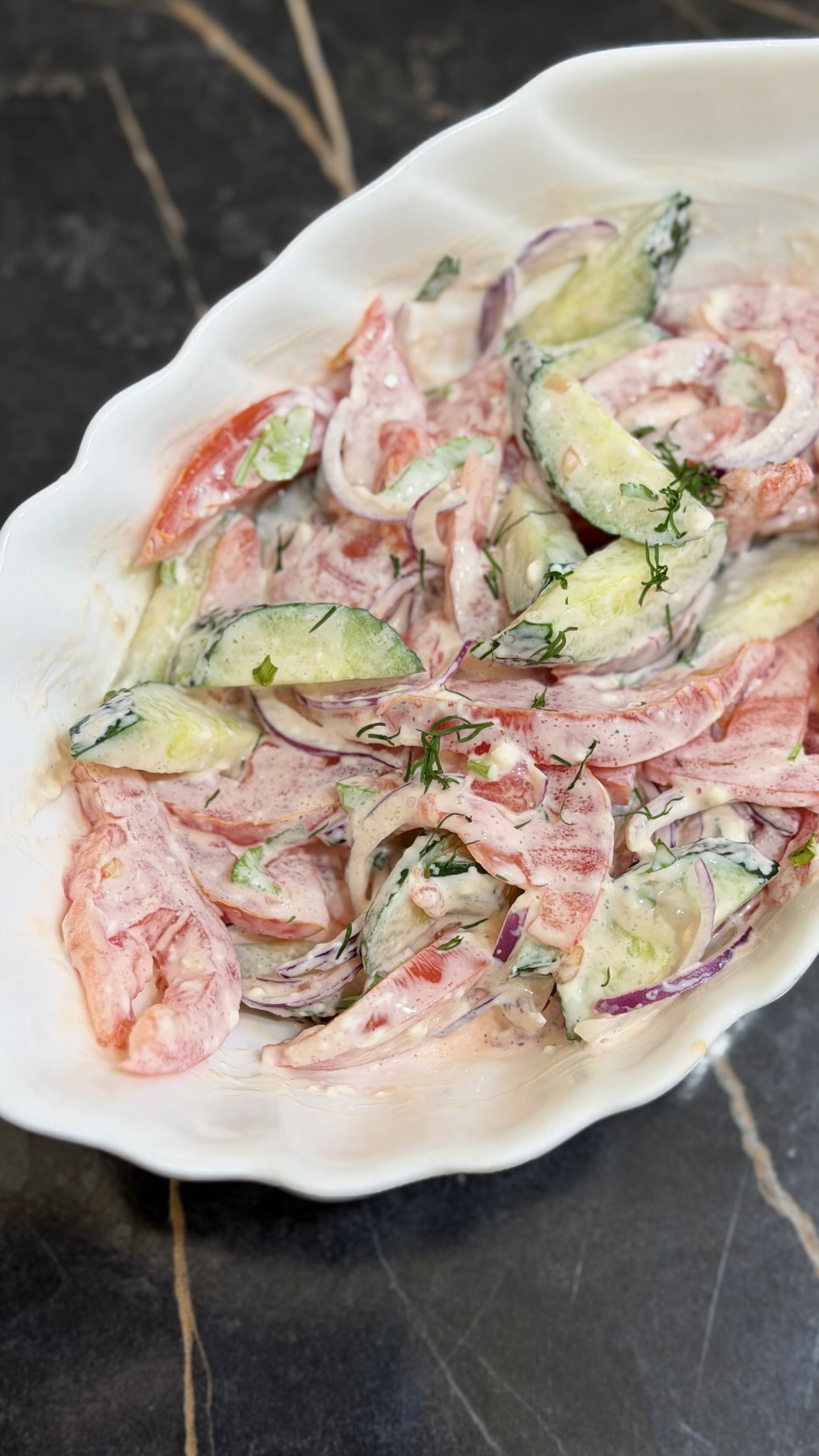 Салат с майонезом