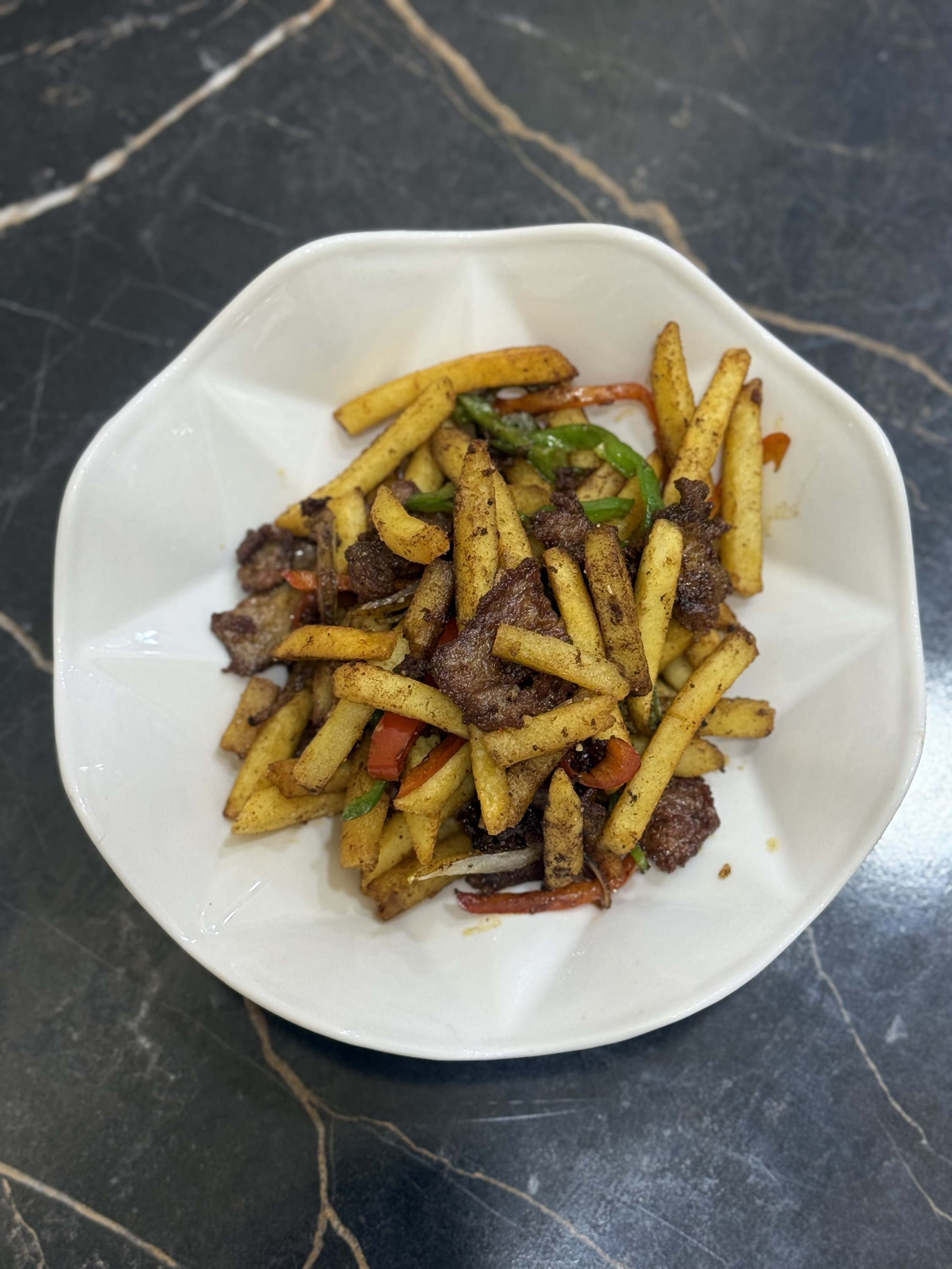 Фри с мясом